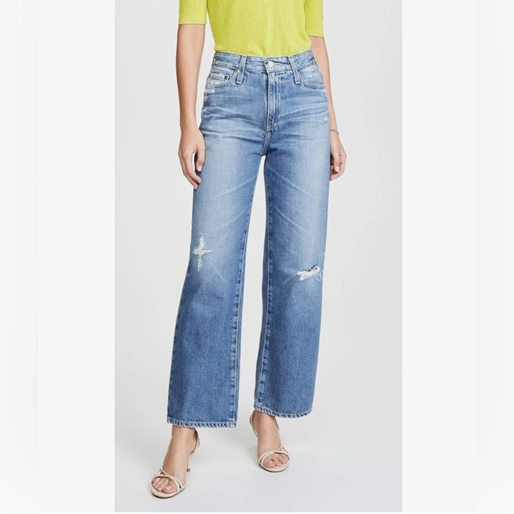 AG Adriano Goldschmied Women's Tomas Baggy Straight